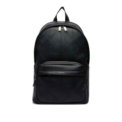 Calvin Klein Backpack Emblem Emboss Round-Black