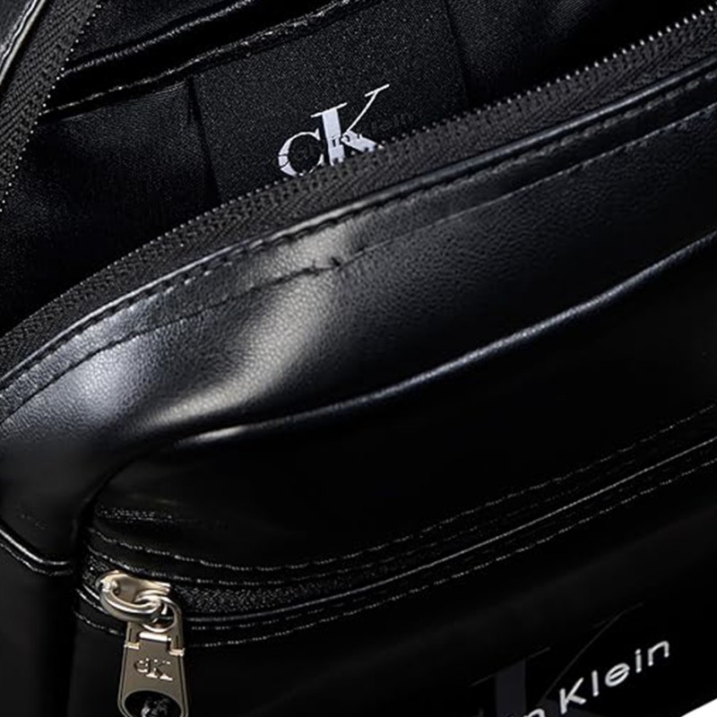 Calvin Klein Reporter Bag Bold Logo Webbing-Black