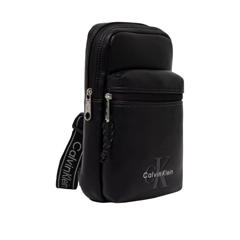 Calvin Klein Bag Bold Logo Webbing Sling-Black Calvin Klein Bag Bold Logo Webbing Sling-Black