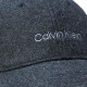 Calvin Klein Cap Felt Embroidered Logo-Black Heather Calvin Klein Cap Felt Embroidered Logo-Black Heather