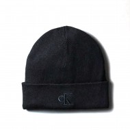 Calvin Klein Beanie Rib CK Logo-Black