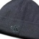 Calvin Klein Beanie Rib CK Logo-Black