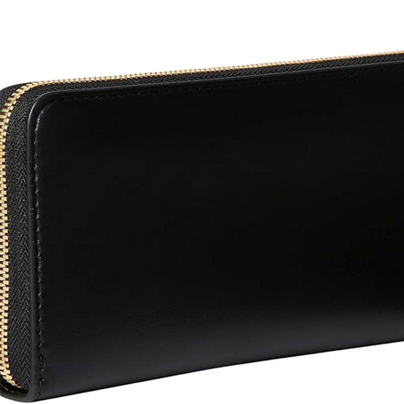 Calvin Klein Wallet Long Zip Around Raised CK-Black