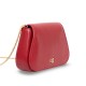 Calvin Klein Bag Wallet CK Curved On Chain-Bordeaux Wine