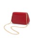 Calvin Klein Bag Wallet CK Curved On Chain-Bordeaux Wine