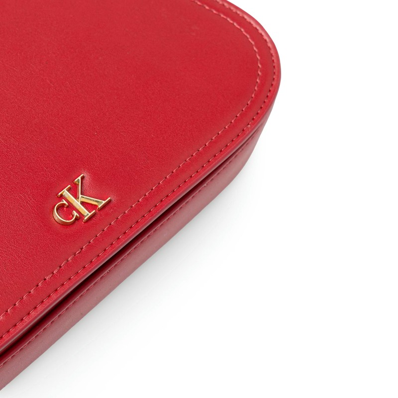 Calvin Klein Bag Wallet CK Curved On Chain-Bordeaux Wine