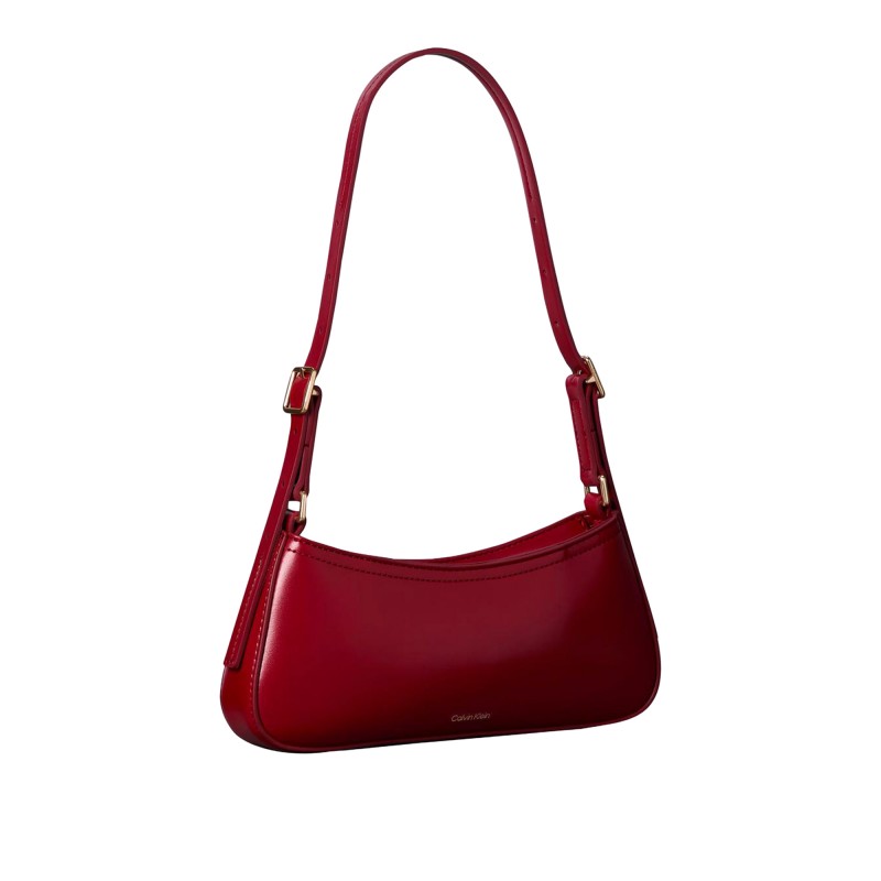 Calvin Klein Shoulder Bag CK Small-Bordeaux Wine