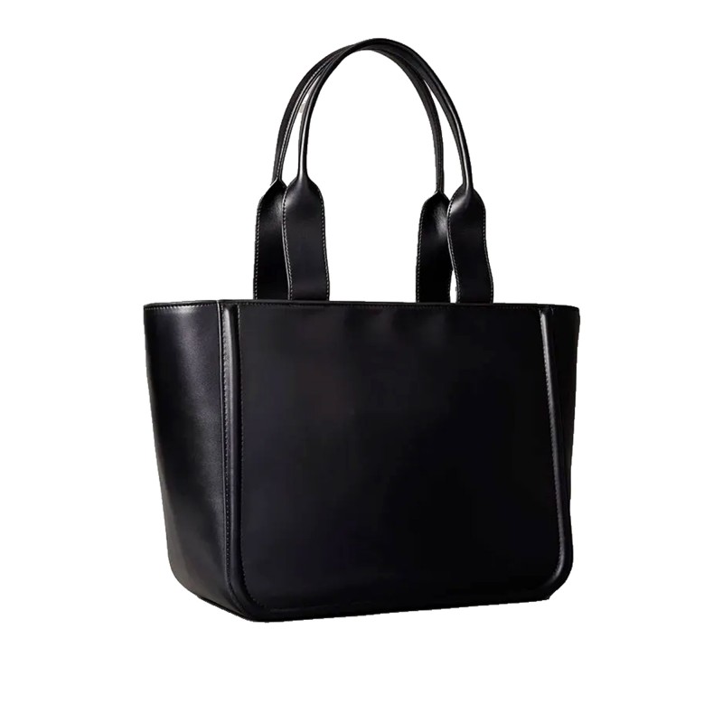 Calvin Klein Tote Bag Raised CK Medium-Black