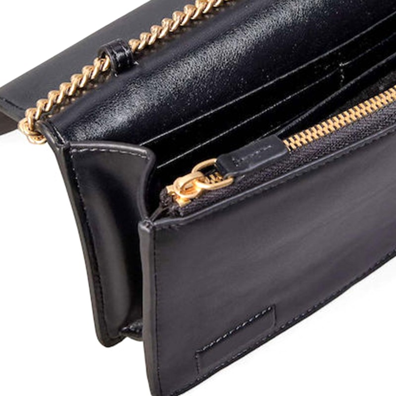 Calvin Klein Shoulder Bag Wallet CK On Chain-Black