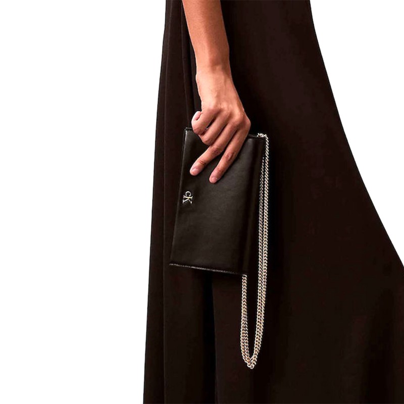 Calvin Klein Shoulder Bag Wallet CK On Chain-Black