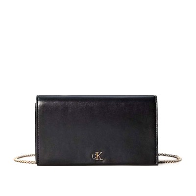 Calvin Klein Shoulder Bag Wallet CK On Chain-Black
