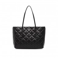 Calvin Klein Tote Bag Small Quilted-Black