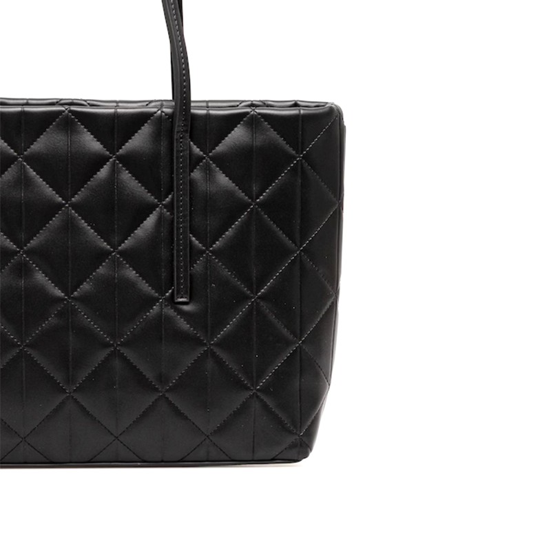 Calvin Klein Tote Bag Small Quilted-Black