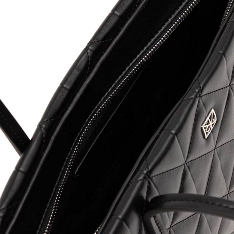 Calvin Klein Tote Bag Small Quilted-Black