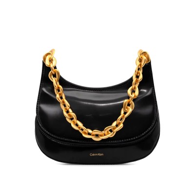 Calvin Klein Shoulder Bag Chain-Black