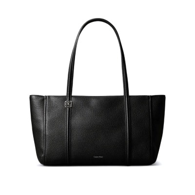 Calvin Klein Tote Bag Emblem Pebble-Black