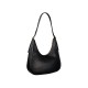 Calvin Klein Hobo Bag Soft Touch Crescent Logo-Black
