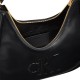 Calvin Klein Hobo Bag Soft Touch Crescent Logo-Black