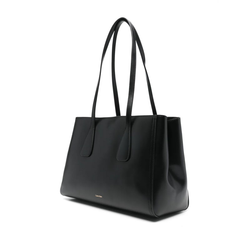 Calvin Klein Tote Bag Medium CK Work-Black