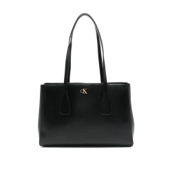 Calvin Klein Tote Bag Medium CK Work-Black