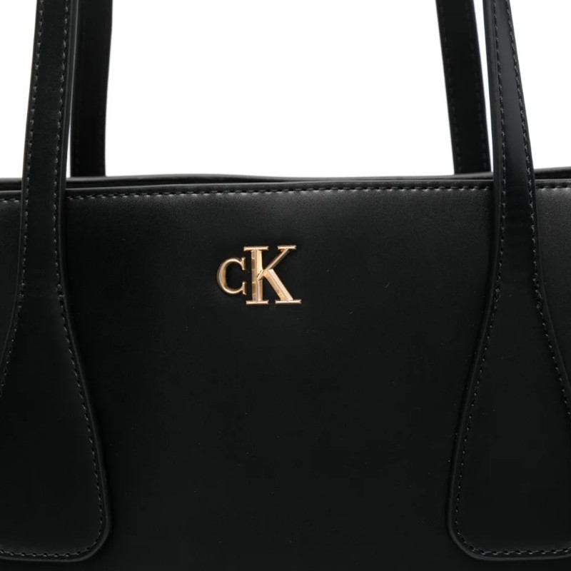 Calvin Klein Tote Bag Medium CK Work-Black