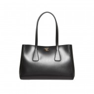 Calvin Klein Tote Bag Work CK Medium-Black/Antique Light Gold