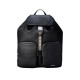Calvin Klein Backpack Webbing Strap Flap-Black