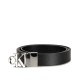 Calvin Klein Belt Facted Buckle 25mm-Black/Silver
