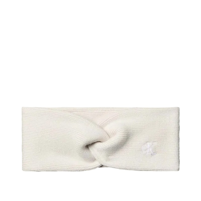 Calvin Klein Headband CK Fine Rib Twist-Light Hay Calvin Klein Headband CK Fine Rib Twist-Light Hay