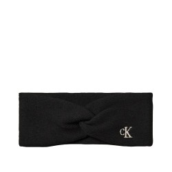 Calvin Klein Headband CK Fine Rib Twist-Black