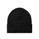 Calvin Klein Beanie CK Fine Rib-Black Calvin Klein Beanie CK Fine Rib-Black