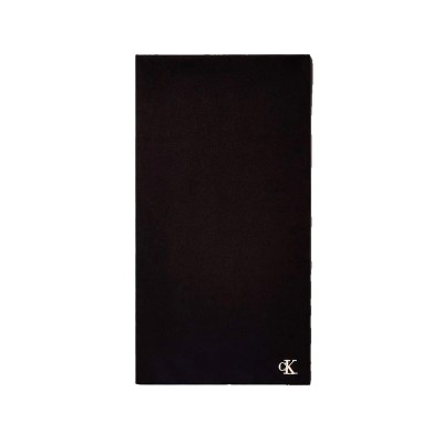 Calvin Klein Scarf CK Fine Rib Knitted-Black