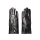 Calvin Klein Gloves Raised CK Leather Effect-Black Calvin Klein Gloves Raised CK Leather Effect-Black
