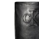 Calvin Klein Gloves Raised CK Leather Effect-Black Calvin Klein Gloves Raised CK Leather Effect-Black