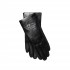 Calvin Klein Gloves Raised CK Leather Effect-Black