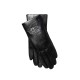 Calvin Klein Gloves Raised CK Leather Effect-Black Calvin Klein Gloves Raised CK Leather Effect-Black