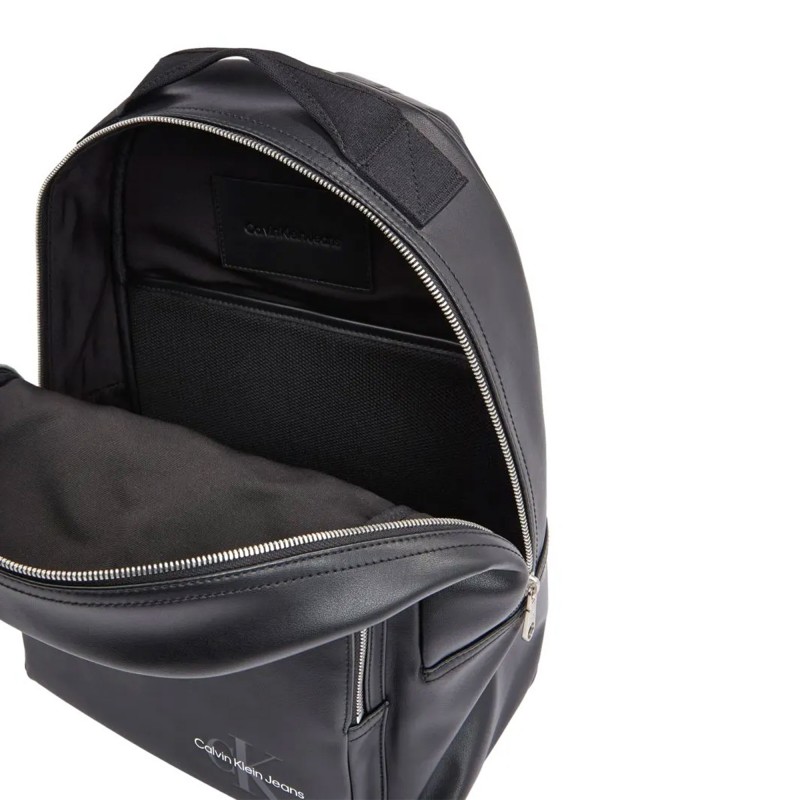 Calvin Klein Backpack Mono Logo-Black