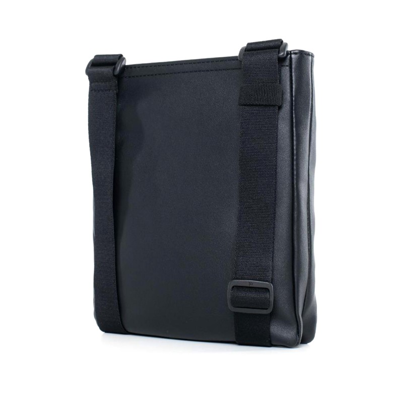 Calvin Klein Soulder Bag Mono Logo Flat Pack-Black