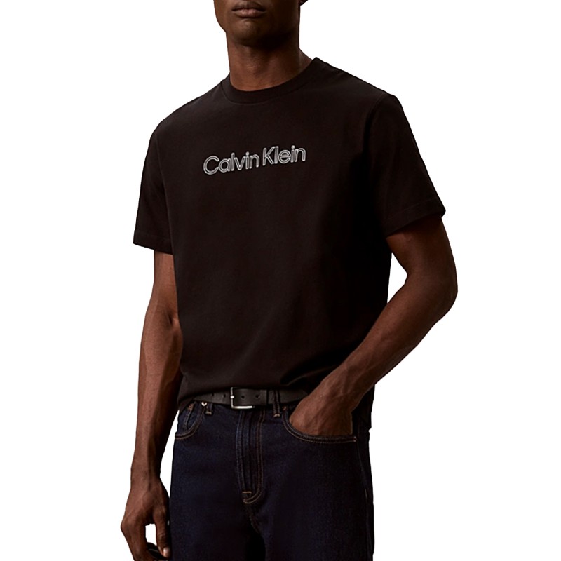Calvin Klein T-Shirt Relaxed Fit With Logo-Black