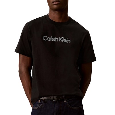 Calvin Klein T-Shirt Relaxed Fit With Logo-Black
