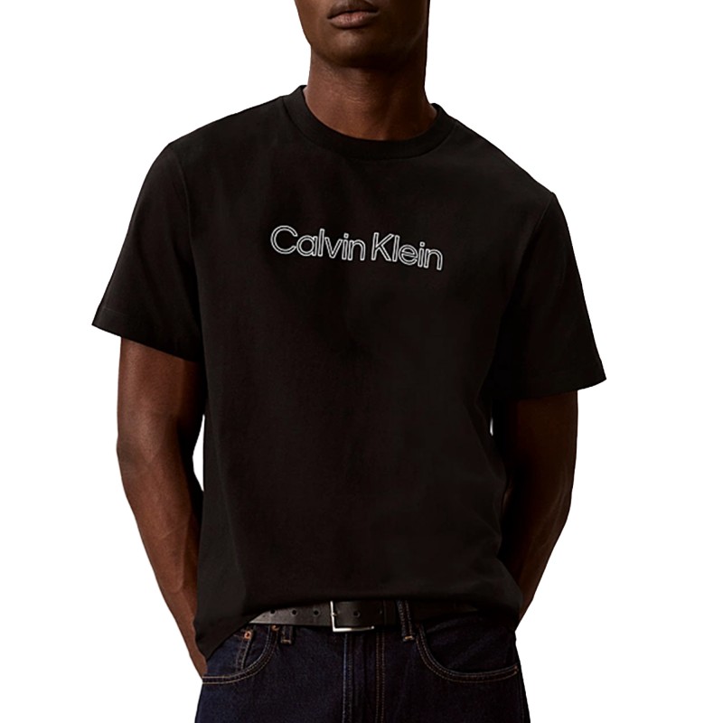 Calvin Klein T-Shirt Relaxed Fit With Logo-Black