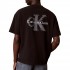 Calvin Klein T-Shirt Oversized Embossed Logo-Black