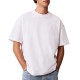 Calvin Klein T-Shirt Oversized Embossed Logo-Bright White Calvin Klein T-Shirt Oversized Embossed Logo-Bright White