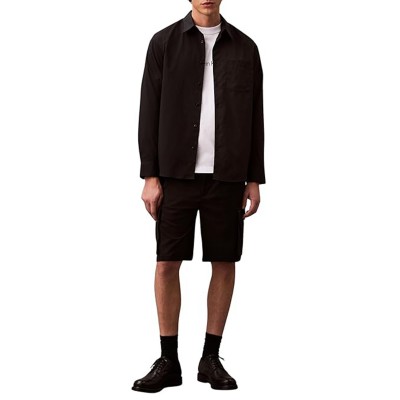Calvin Klein Cargo Shorts Pull On-Black
