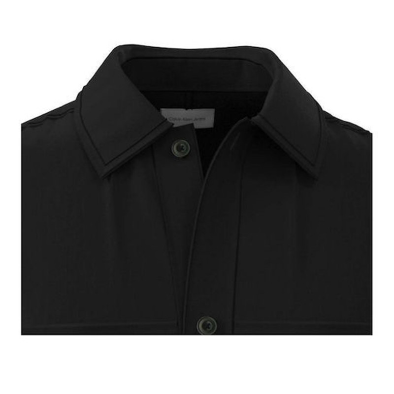 Calvin Klein Shirt Ripstop Relaxed Fit-Black