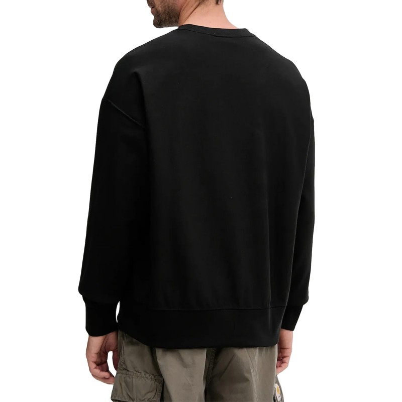 Calvin Klein Sweatshirt Terry Monologo-Black