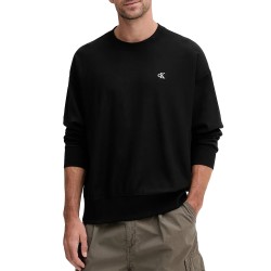 Calvin Klein Sweatshirt Terry Monologo-Black