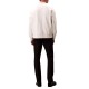 Calvin Klein Sweatshirt With Logo Embroidery-Tofu