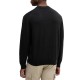 Calvin Klein Sweater With Embroidered Monogram-Black