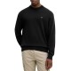 Calvin Klein Sweater With Embroidered Monogram-Black
